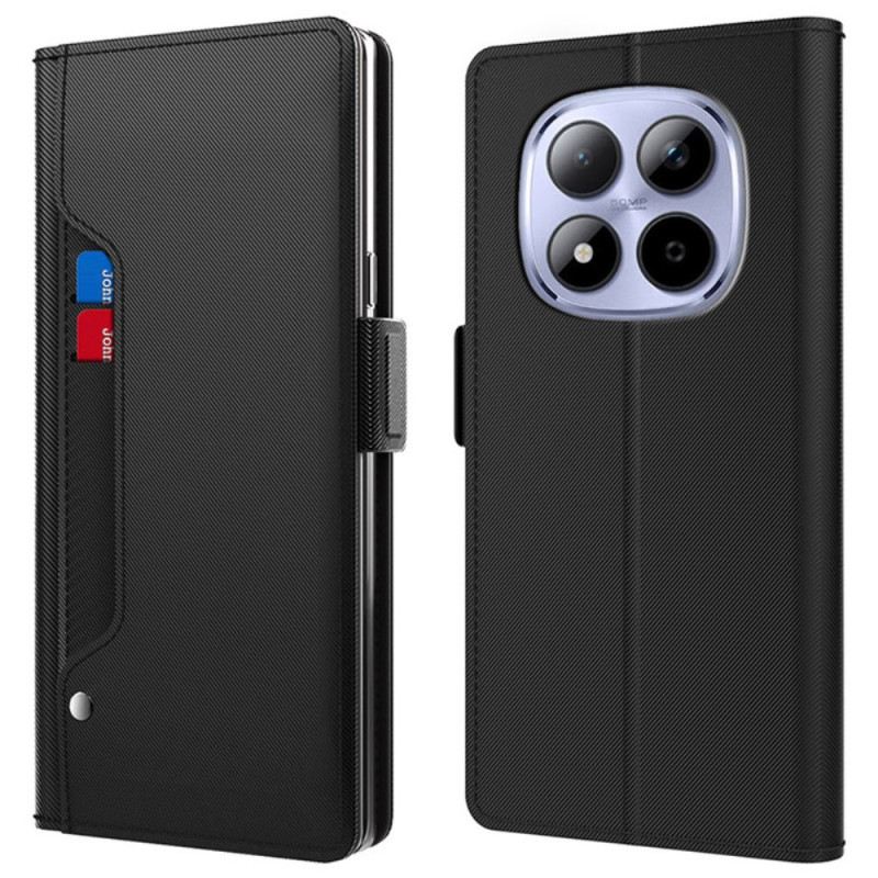 Kinyitható Bőrtok Xiaomi Redmi Note 15 Pro Plus 5g Kártyatartó Tükörrel