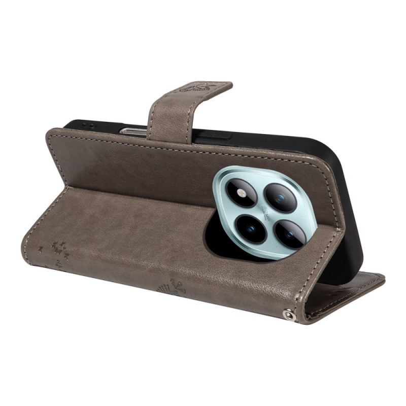 Kinyitható Tokok Xiaomi Redmi Note 15 Pro Plus 5g Macska És Fa