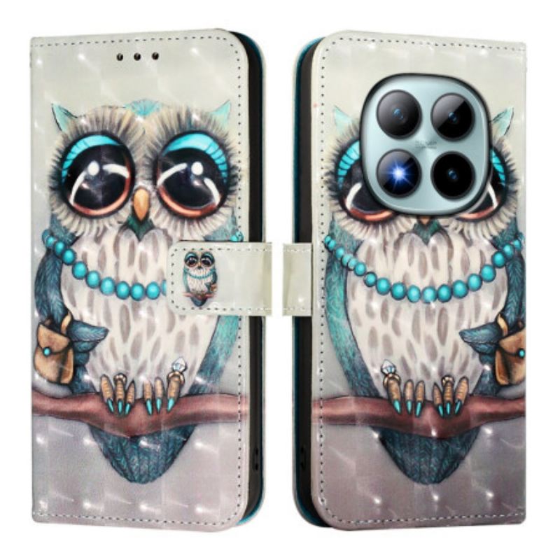 Kinyitható Tokok Xiaomi Redmi Note 15 Pro Plus 5g Szürke Bagoly