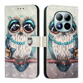 Kinyitható Tokok Xiaomi Redmi Note 15 Pro Plus 5g Szürke Bagoly