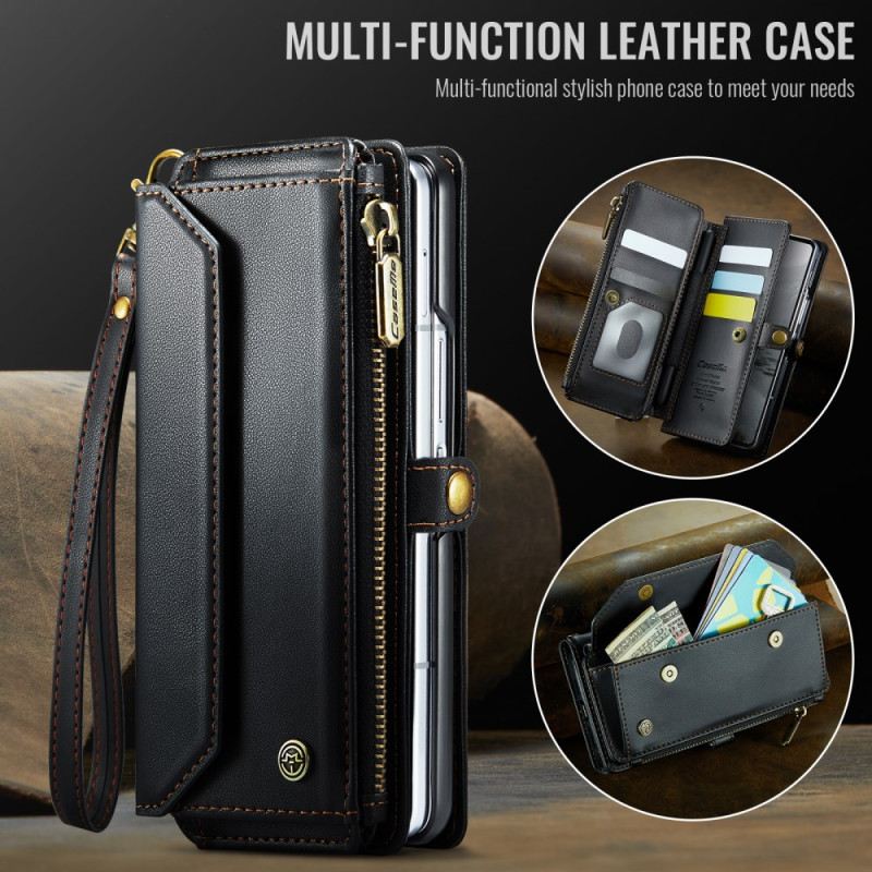 Bőrtok Samsung Galaxy Z Fold 7 Caseme Pénztárca