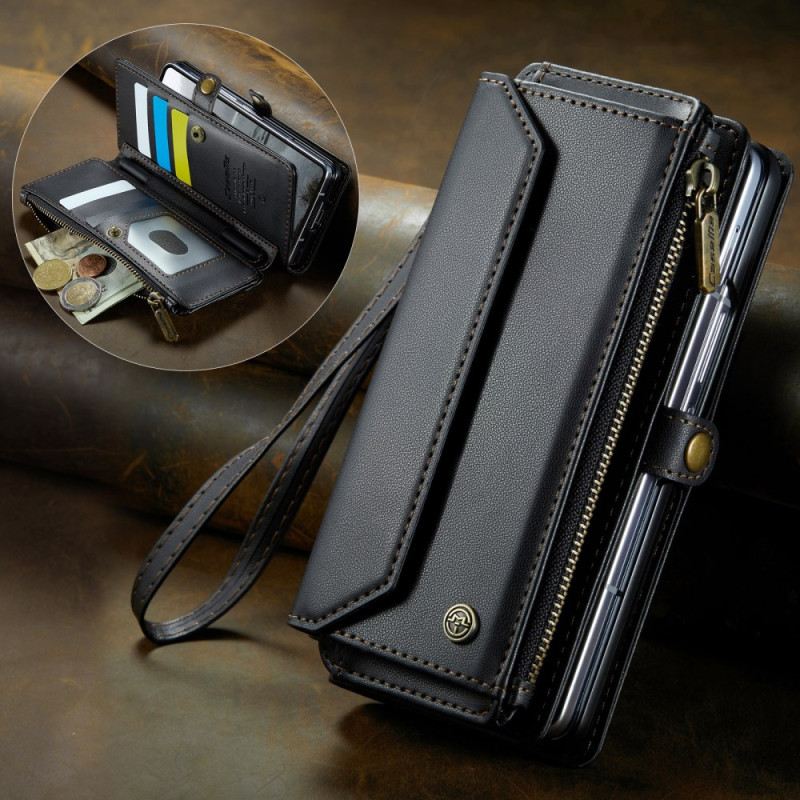 Bőrtok Samsung Galaxy Z Fold 7 Caseme Pénztárca