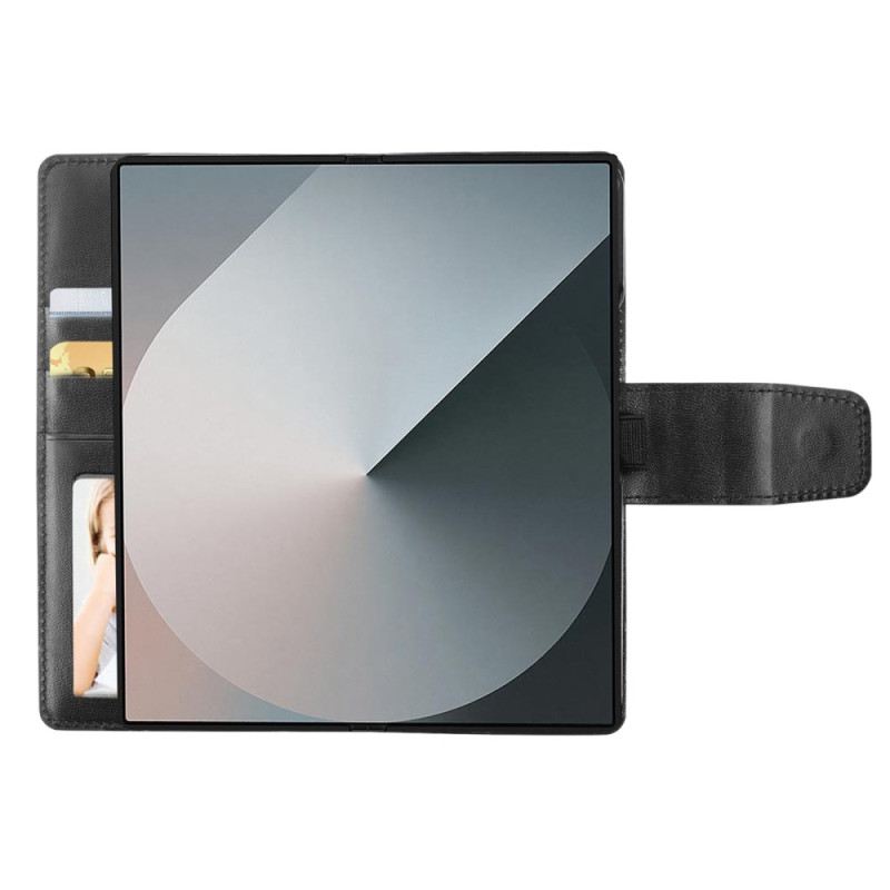 Bőrtok Samsung Galaxy Z Fold 7 Mill Sorozat Hanman