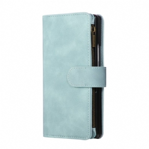 Bőrtok Samsung Galaxy Z Fold 7 Velúrhatású Pénztárca Vállpánttal