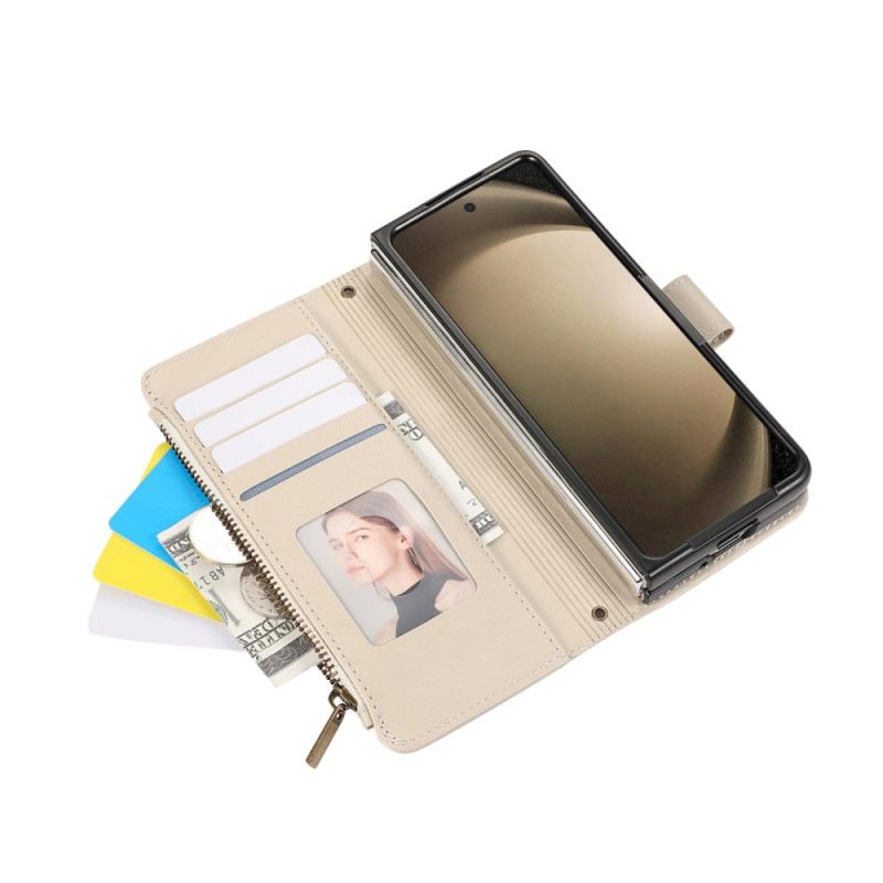 Fliptok Samsung Galaxy Z Fold 7 Pénztárca Pánttal