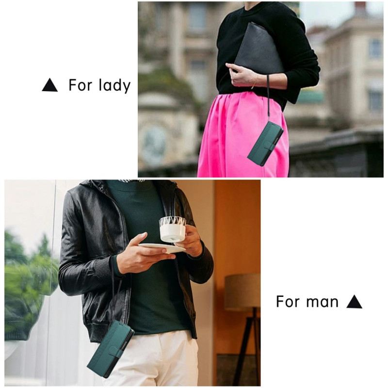 Kinyitható Bőrtok Samsung Galaxy Z Fold 7 Gyémántminta