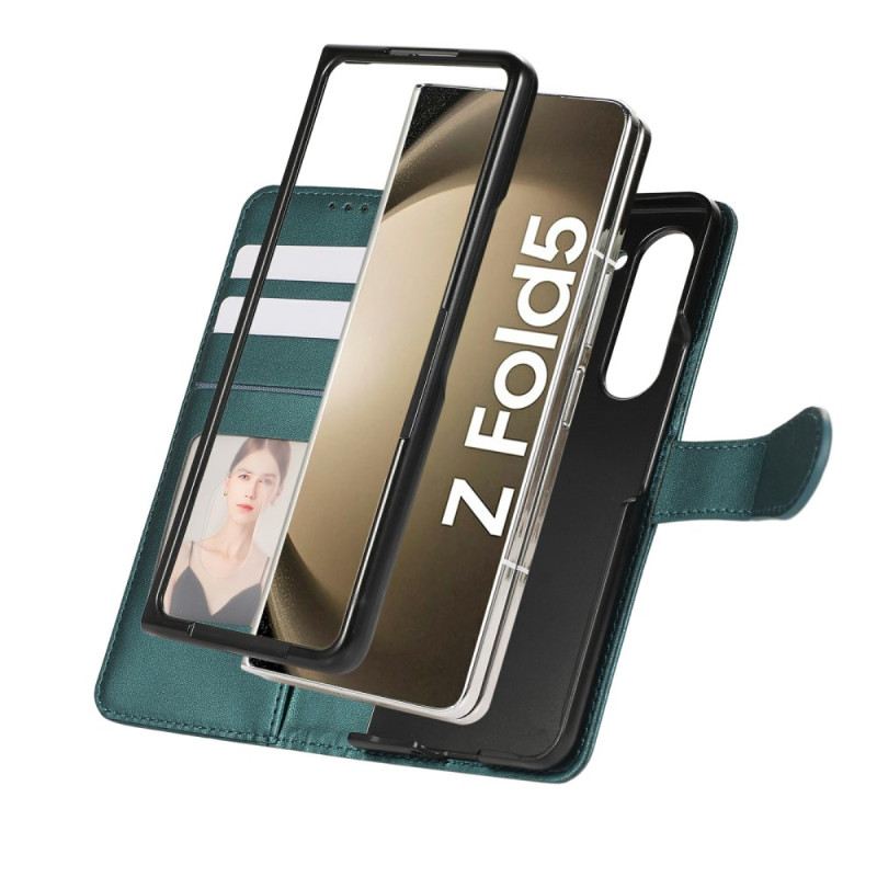 Kinyitható Bőrtok Samsung Galaxy Z Fold 7 Gyémántminta