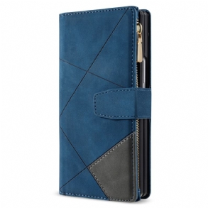 Kinyitható Bőrtok Samsung Galaxy Z Fold 7 Kétszínű Pénztárca