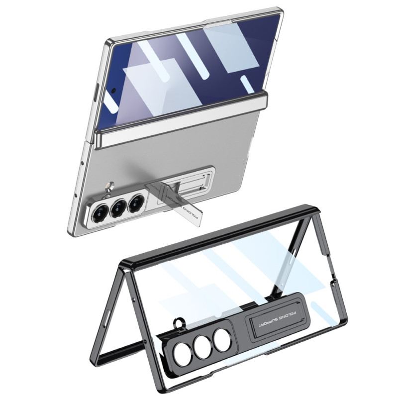 Mobiltelefon Tokok Samsung Galaxy Z Fold 7 Csuklópánt Védelem És Beépített Állvány