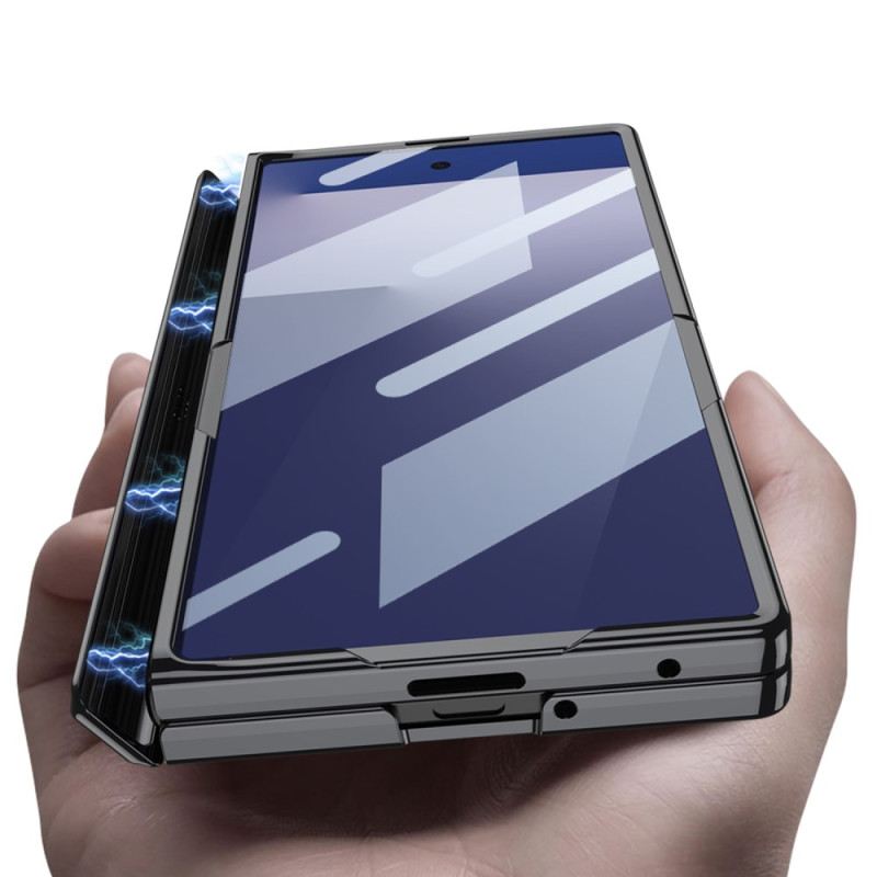 Mobiltelefon Tokok Samsung Galaxy Z Fold 7 Csuklópánt Védelem És Beépített Állvány