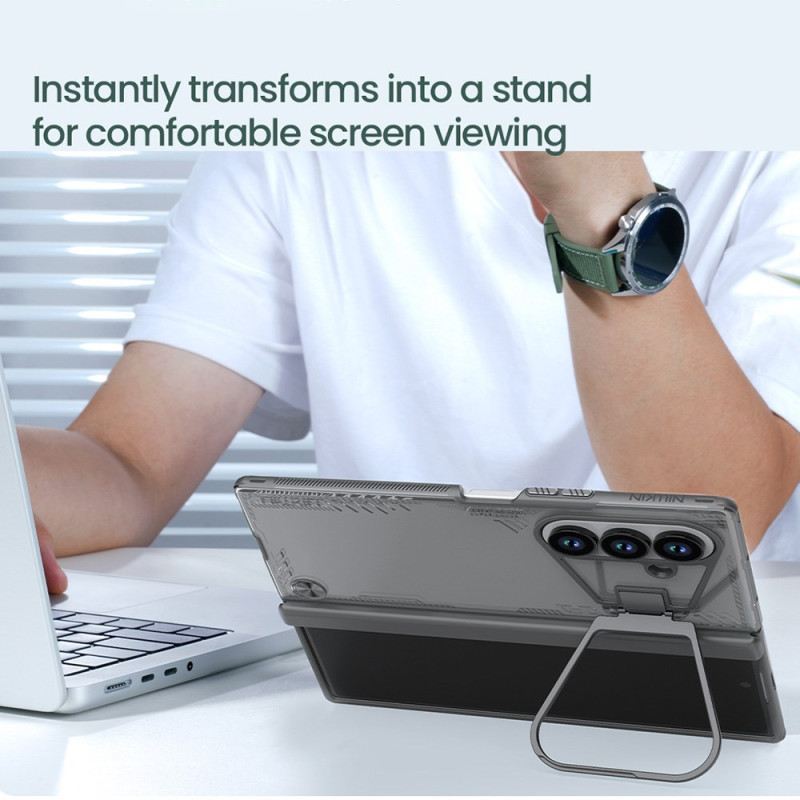 Mobiltelefon Tokok Samsung Galaxy Z Fold 7 Jégpenge Propeller Sorozat Tartóval És Objektívkerettel