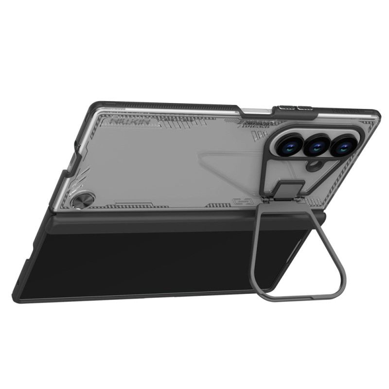 Mobiltelefon Tokok Samsung Galaxy Z Fold 7 Jégpenge Propeller Sorozat Tartóval És Objektívkerettel