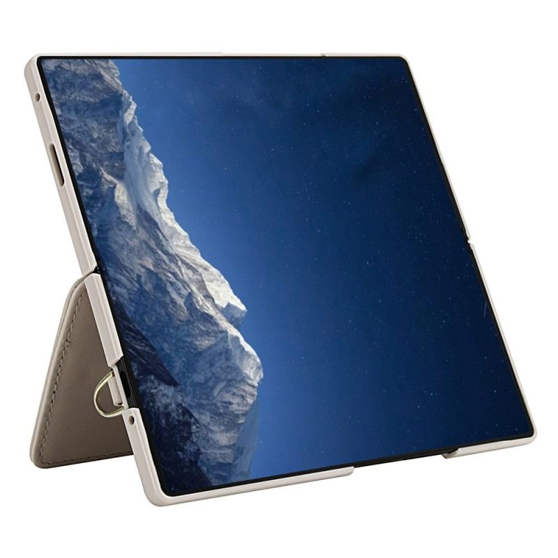 Tok Samsung Galaxy Z Fold 7 3d Virágmintás Kártyatartó És Állvány