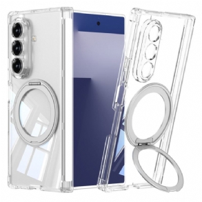 Tok Samsung Galaxy Z Fold 7 Áttetsző Mágneses Zsanér Állvánnyal