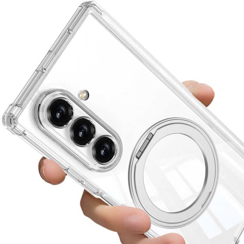 Tok Samsung Galaxy Z Fold 7 Áttetsző Mágneses Zsanér Állvánnyal