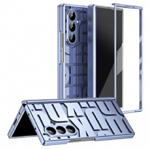 Tok Samsung Galaxy Z Fold 7 Betűs Dizájn Edzett Üveg Képernyővédővel