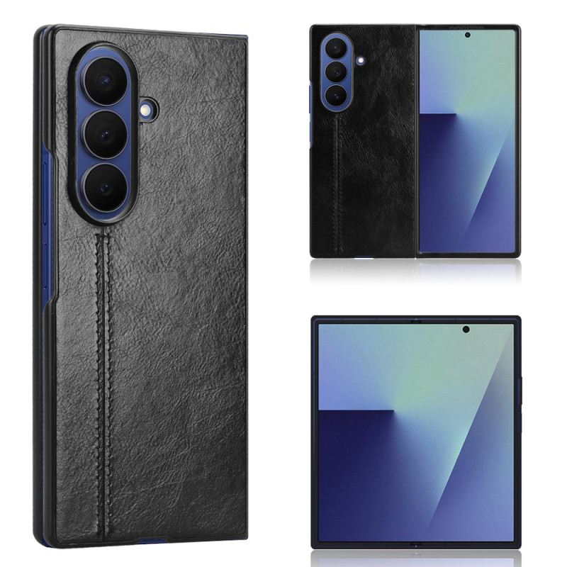 Tok Samsung Galaxy Z Fold 7 Bőrhatású Couture