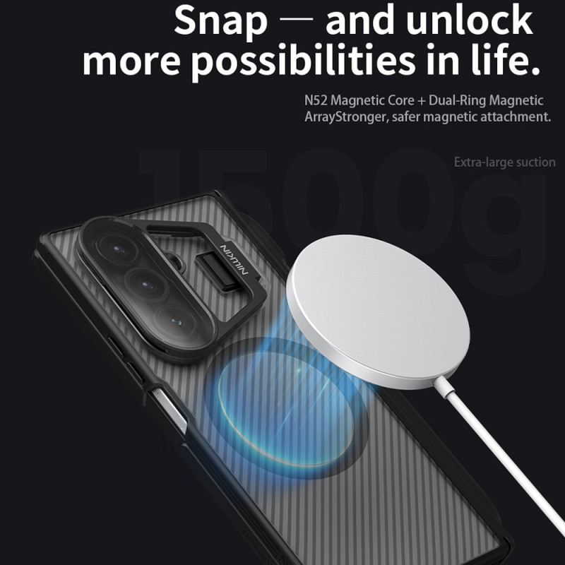 Tok Samsung Galaxy Z Fold 7 Camshield Prop Mágneses Áttetsző Sorozat Nillkin