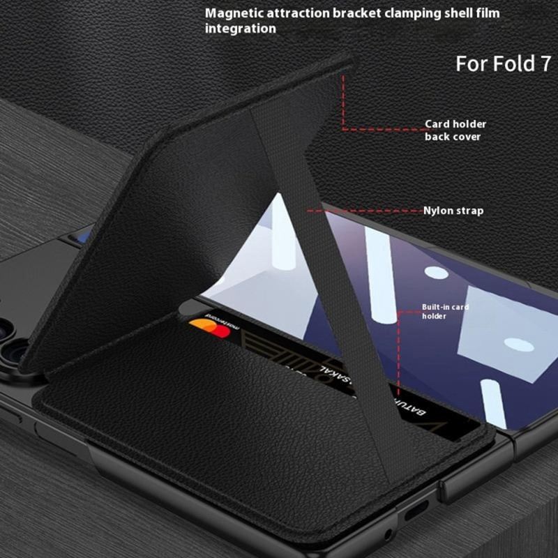 Tok Samsung Galaxy Z Fold 7 Levehető Kártyatartó És Integrált Állvány