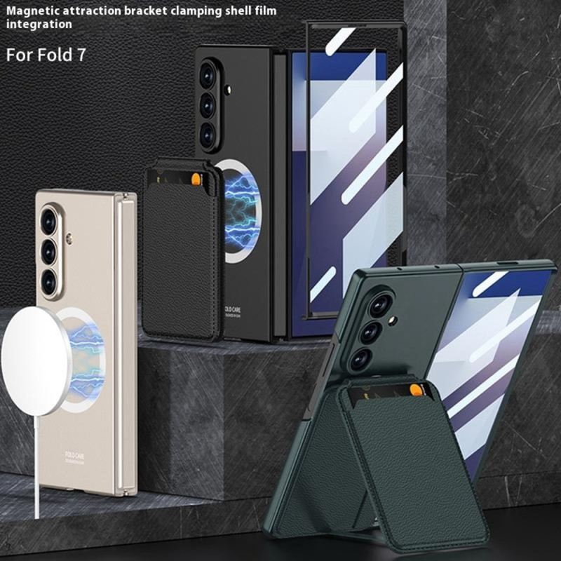 Tok Samsung Galaxy Z Fold 7 Levehető Kártyatartó És Integrált Állvány