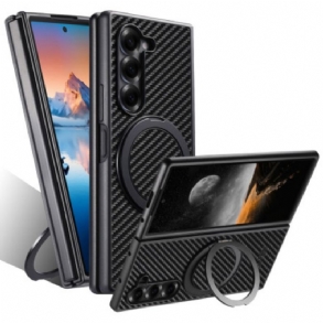 Tok Samsung Galaxy Z Fold 7 Mágneses Zsanér Suteni Gyűrűtartóval