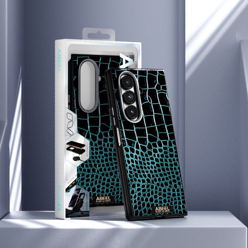 Tok Samsung Galaxy Z Fold 7 Magsafe-kompatibilis Krokodil Stílusú Abeel