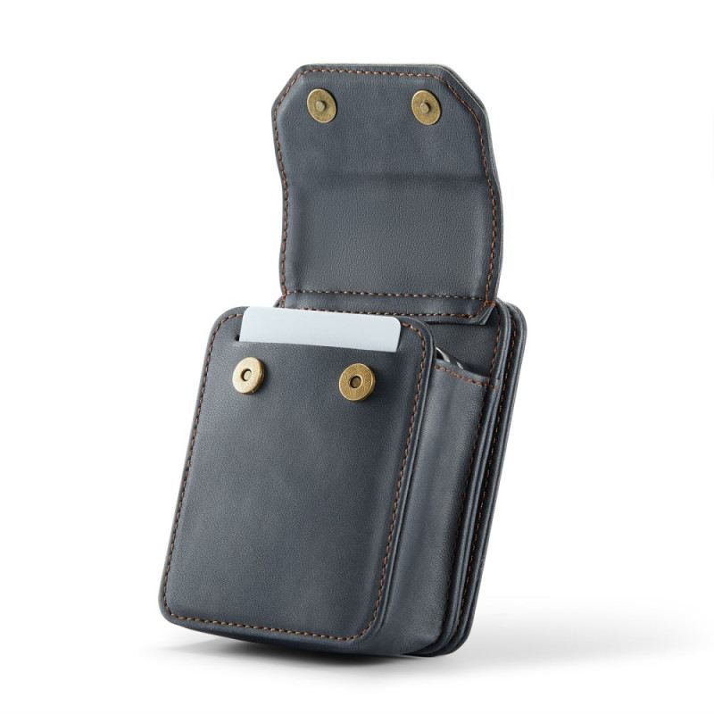 Bőrtok Samsung Galaxy Z Flip 7 Fe Táska Stílusú Rfid Védelemmel És Vállpánttal