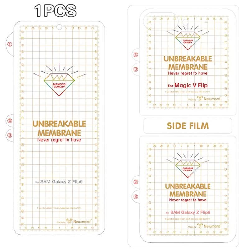 Előlapi És Hátsó Képernyővédő Fóliák Samsung Galaxy Z Flip 7 Fe / Z Flip 6 Készülékhez