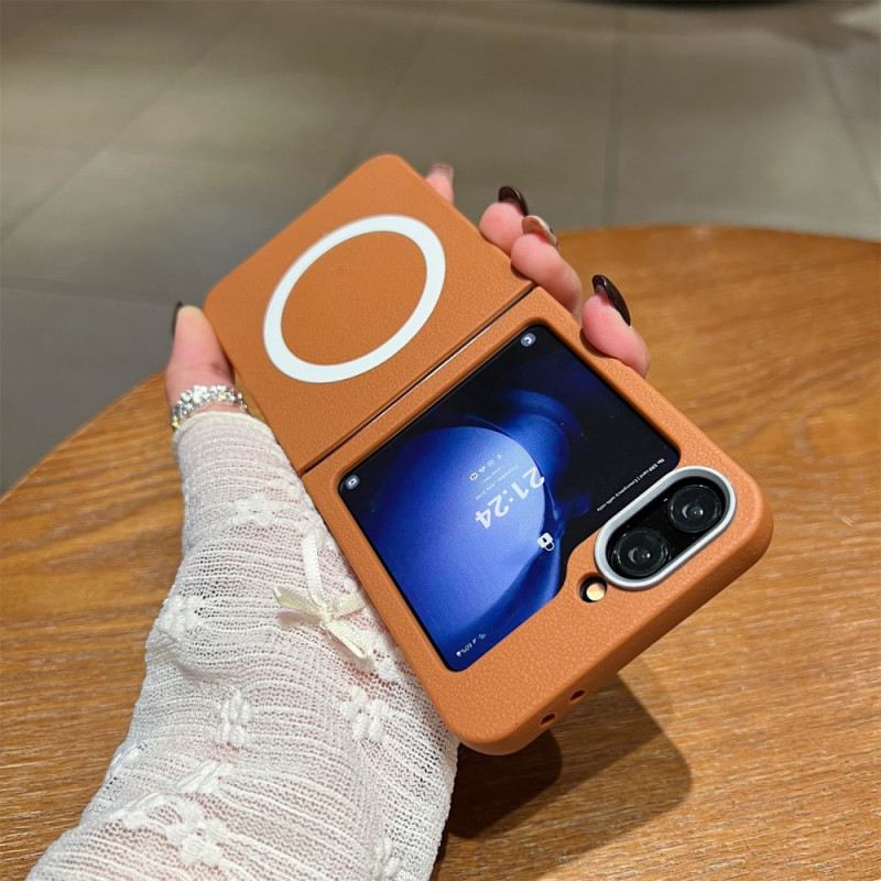 Mobiltelefon Tokok Samsung Galaxy Z Flip 7 Fe Bőr Textúra