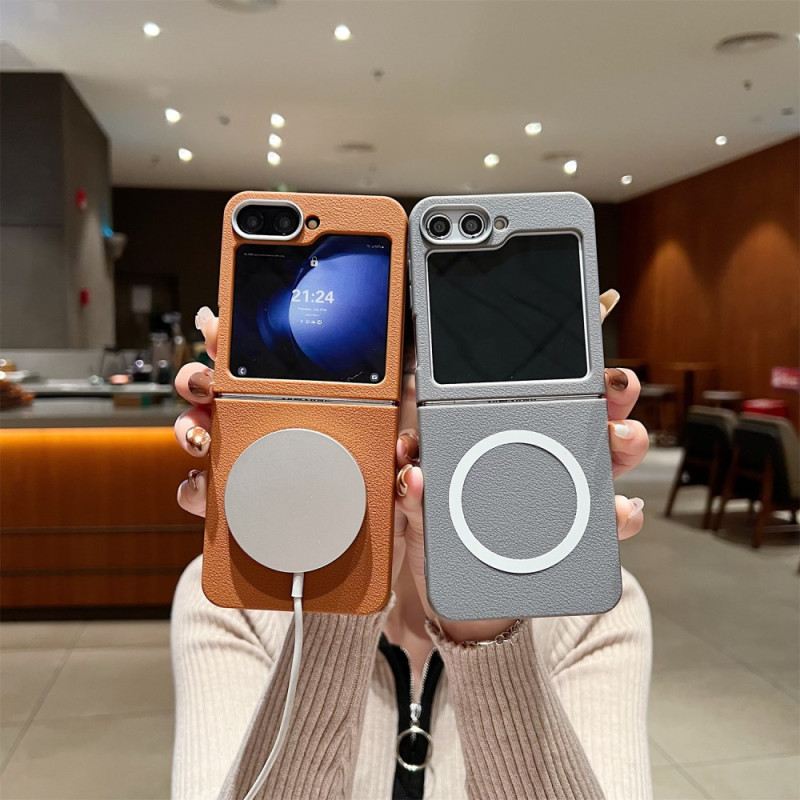 Mobiltelefon Tokok Samsung Galaxy Z Flip 7 Fe Bőr Textúra