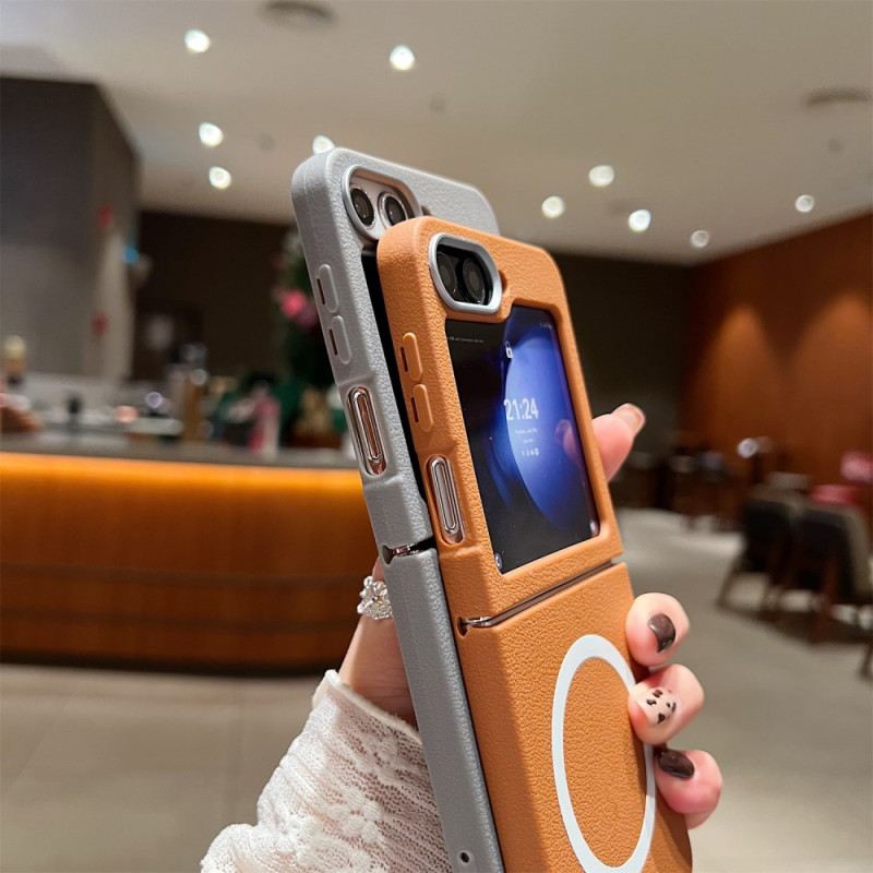 Mobiltelefon Tokok Samsung Galaxy Z Flip 7 Fe Bőr Textúra