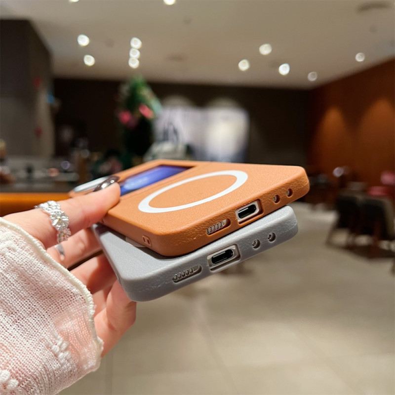 Mobiltelefon Tokok Samsung Galaxy Z Flip 7 Fe Bőr Textúra