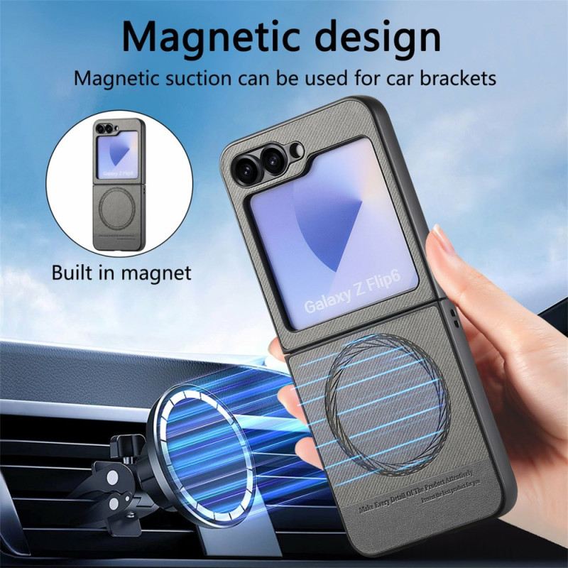 Mobiltelefon Tokok Samsung Galaxy Z Flip 7 Fe Magsafe Kompatibilis Farmer Textúra