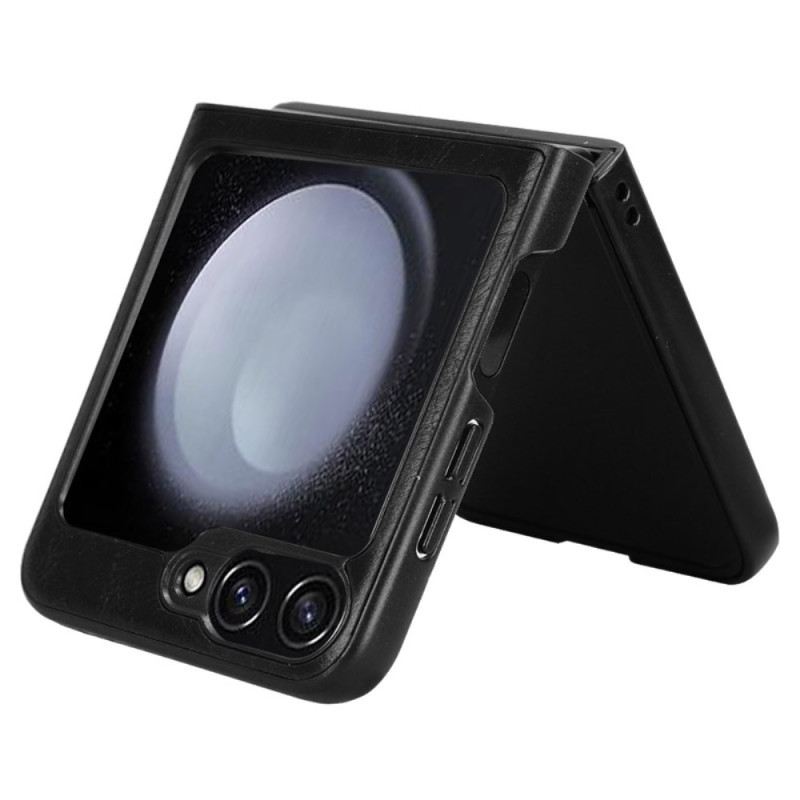 Mobiltelefon Tokok Samsung Galaxy Z Flip 7 Fe Műbőr Varrás