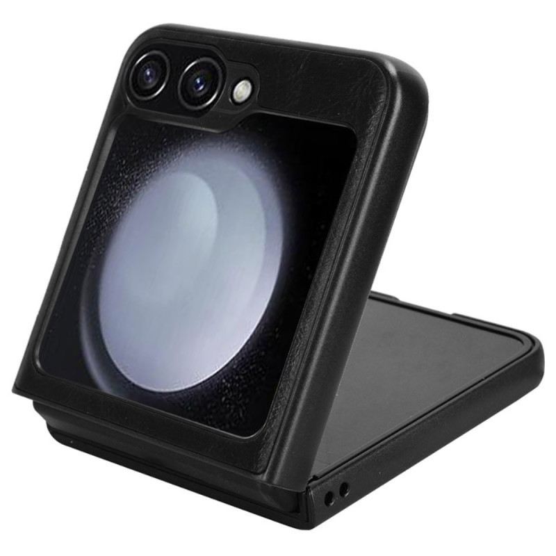 Mobiltelefon Tokok Samsung Galaxy Z Flip 7 Fe Műbőr Varrás