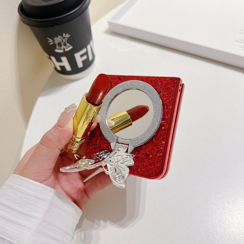 Mobiltelefon Tokok Samsung Galaxy Z Flip 7 Fe Strasszos Pillangós Állvány