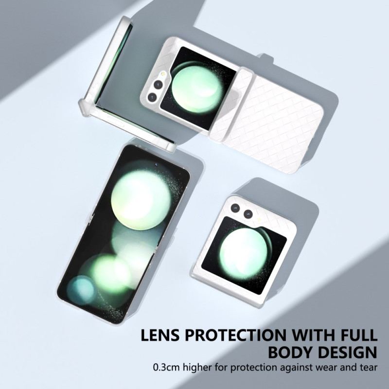 Mobiltelefon Tokok Samsung Galaxy Z Flip 7 Fe Szőtt Textúra