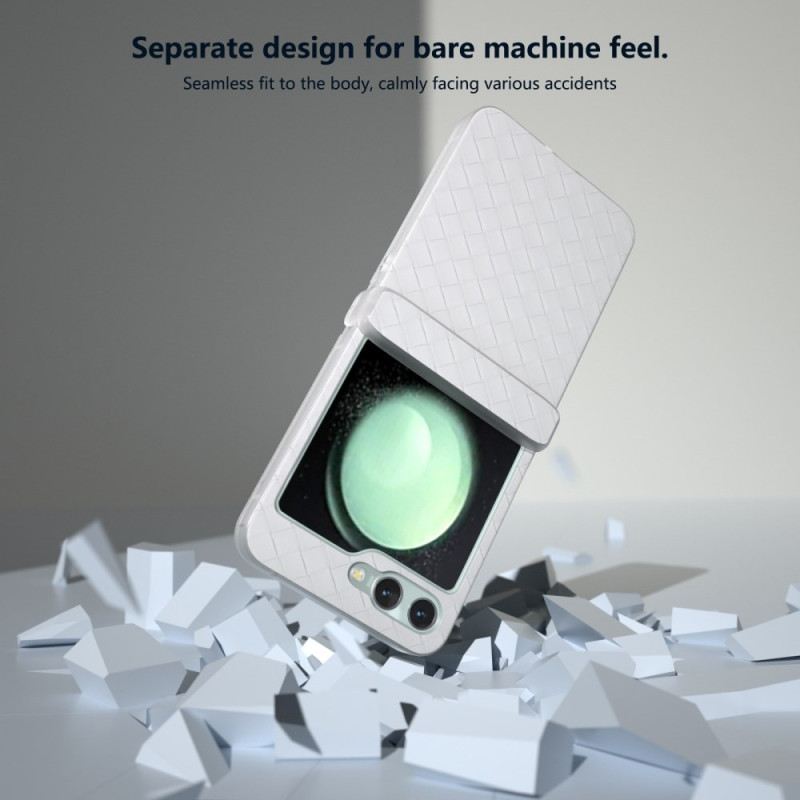 Mobiltelefon Tokok Samsung Galaxy Z Flip 7 Fe Szőtt Textúra