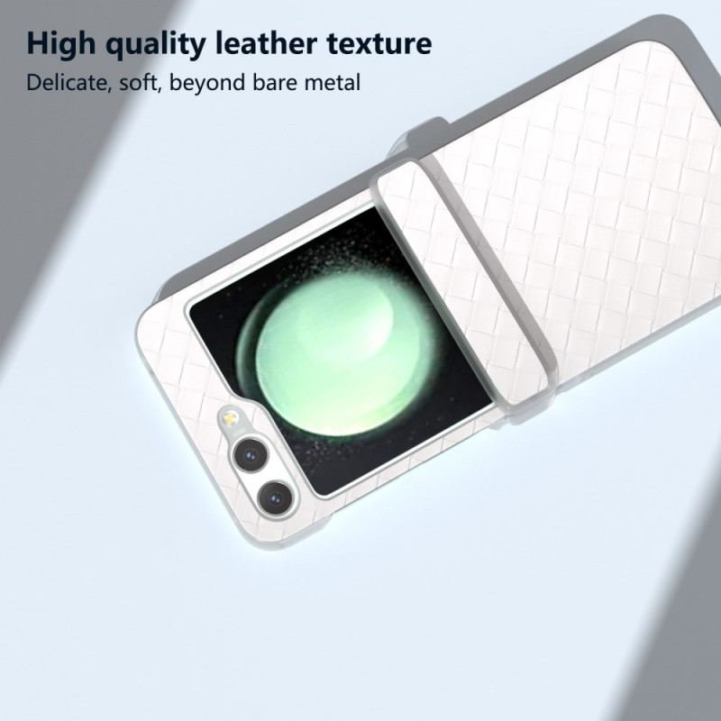 Mobiltelefon Tokok Samsung Galaxy Z Flip 7 Fe Szőtt Textúra