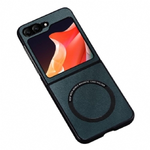 Telefontok Samsung Galaxy Z Flip 7 Fe Bőrhatású Magsafe Kompatibilis