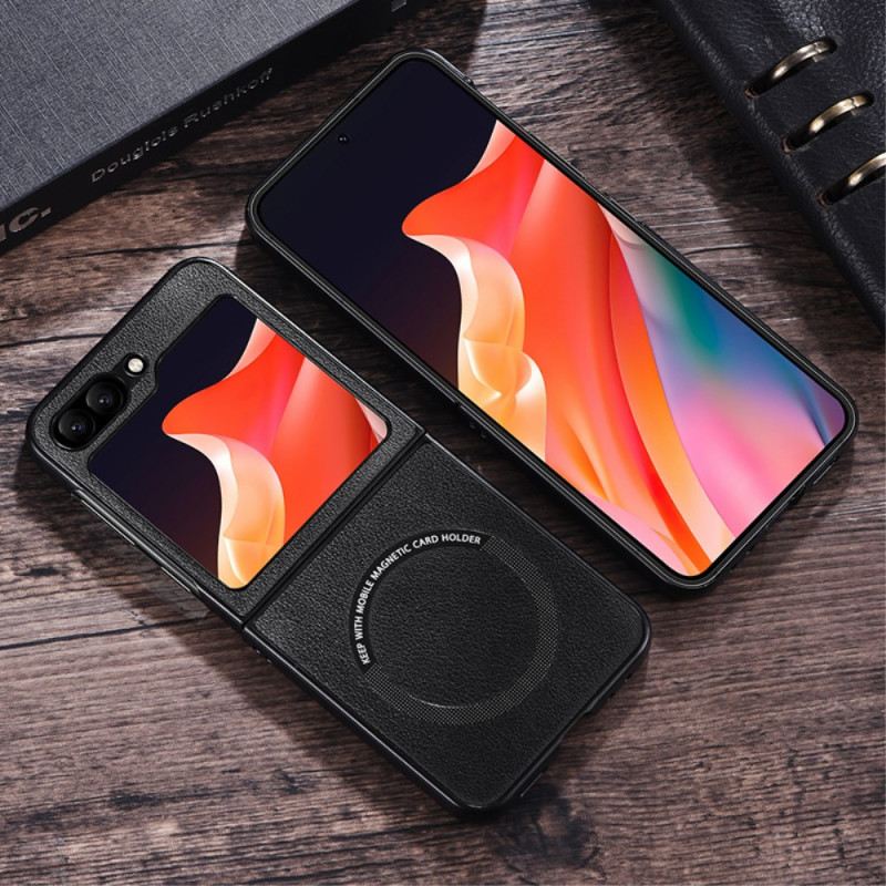 Telefontok Samsung Galaxy Z Flip 7 Fe Bőrhatású Magsafe Kompatibilis