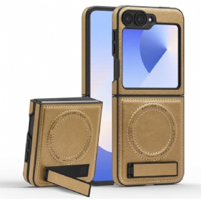 Telefontok Samsung Galaxy Z Flip 7 Fe Magsafe-kompatibilis Bőrhatású Állvány