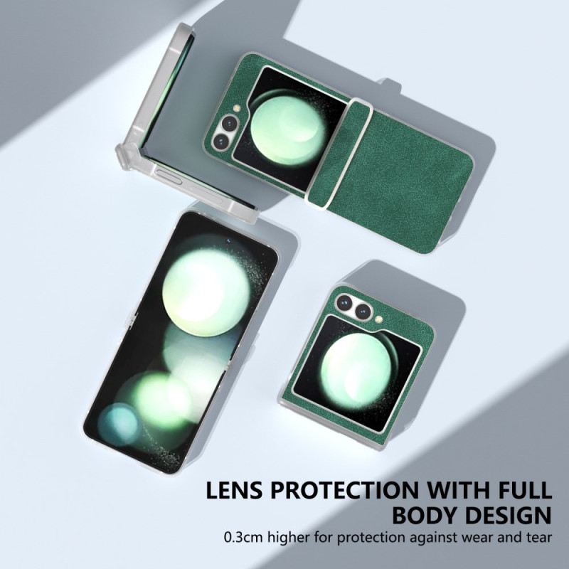 Telefontok Samsung Galaxy Z Flip 7 Fe Matt Bőrhatású