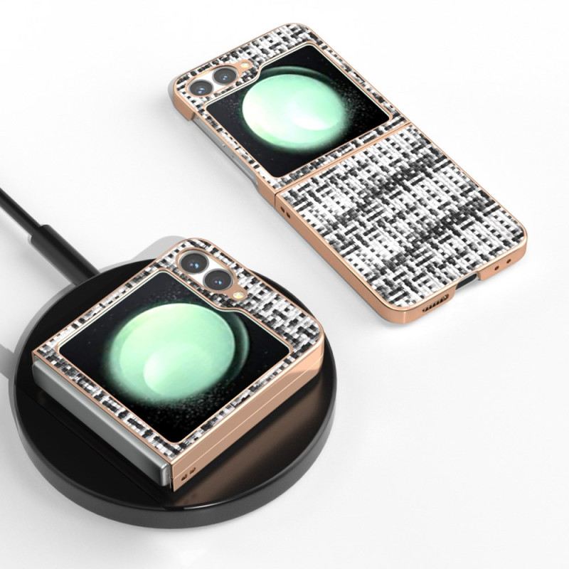 Telefontok Samsung Galaxy Z Flip 7 Fe Texturált Műbőr