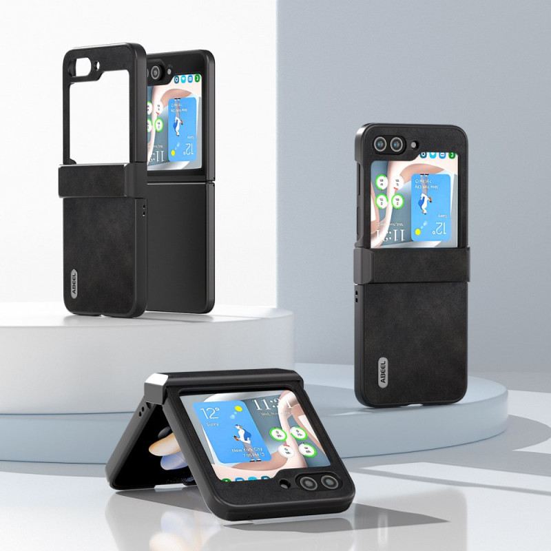 Tok Samsung Galaxy Z Flip 7 Fe Abeel Vintage Bőr Stílusú