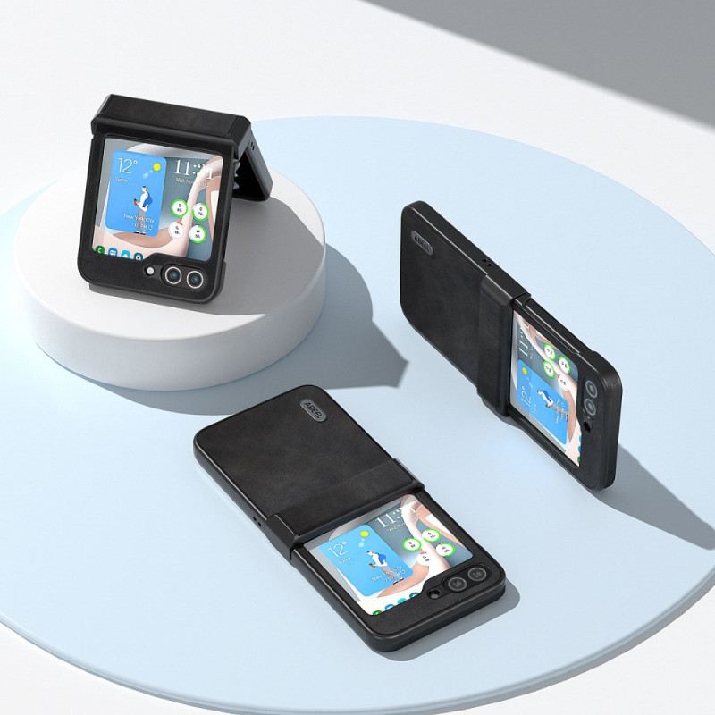 Tok Samsung Galaxy Z Flip 7 Fe Abeel Vintage Bőr Stílusú