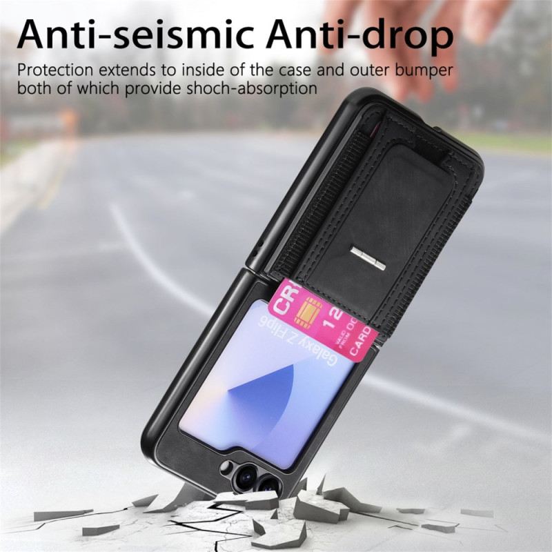Tok Samsung Galaxy Z Flip 7 Fe Állvány És Kártyatartó