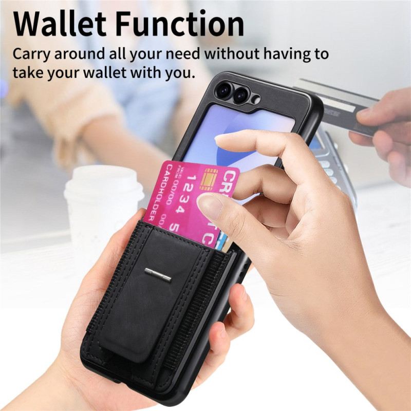 Tok Samsung Galaxy Z Flip 7 Fe Állvány És Kártyatartó