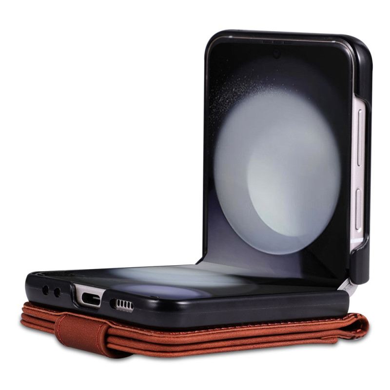 Tok Samsung Galaxy Z Flip 7 Fe Azns Műbőr Kártyatartó