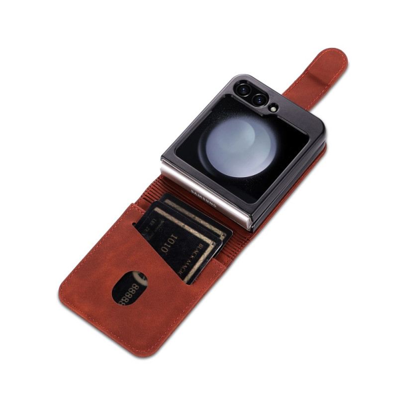 Tok Samsung Galaxy Z Flip 7 Fe Azns Műbőr Kártyatartó